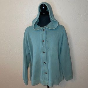 Tommy Bahamas button down jacket green size small